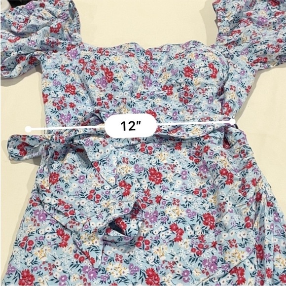 B. Smart Womens Juniors blue Floral Print Mini Bodycon Dress size 3 NWT - Picture 8 of 10